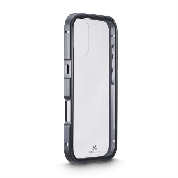 Black Rock 360° Glass, kryt pro Apple iPhone 17, skleněný, přední + zadní díl, průhledný/černý