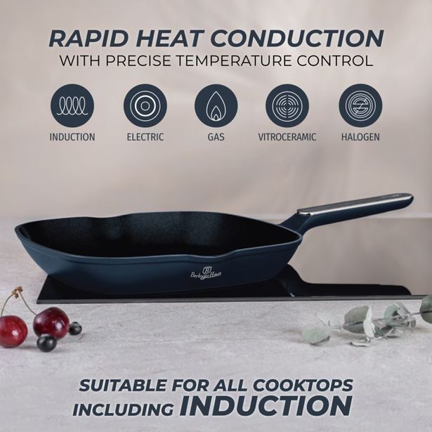 BERLINGERHAUS Sada pánví s titanovým povrchem 3 ks Deep Sea Collection BH-8380