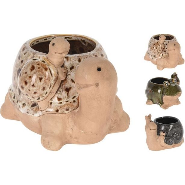 obal květ. ZVÍŘÁTKA, 3 druhy, porcelán