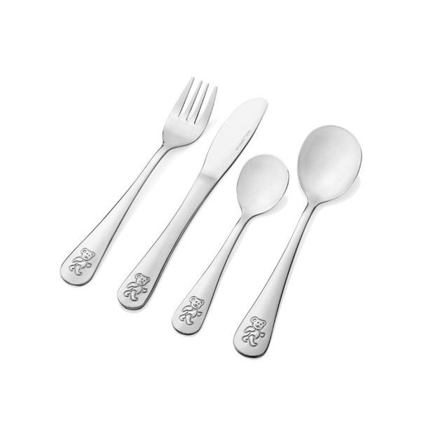 sada příbor MEDVÍDEK dětská 4dílný, NR