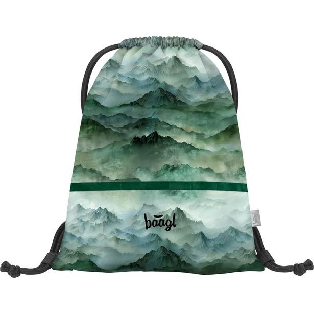 BAAGL SET 5 Ergo Dino: aktovka, penál, sáček, zástěra, peněženka