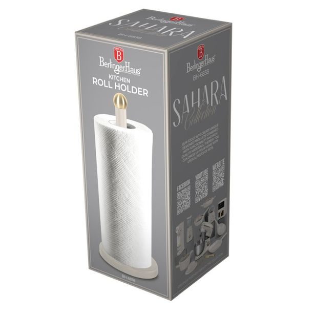 BERLINGERHAUS Držák na papírové utěrky nerez Sahara Collection BH-6838