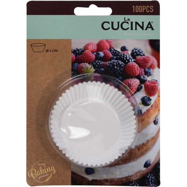 košíček d60x35mm, 100ks bílý papír,MUFFINY