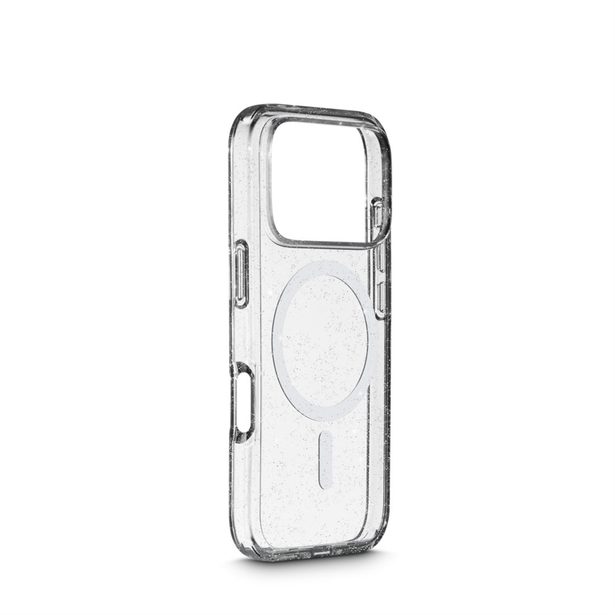 White Diamonds Mag Glitter, kryt pro Apple iPhone 17 Pro, magnetický, průhledný s třpytkami