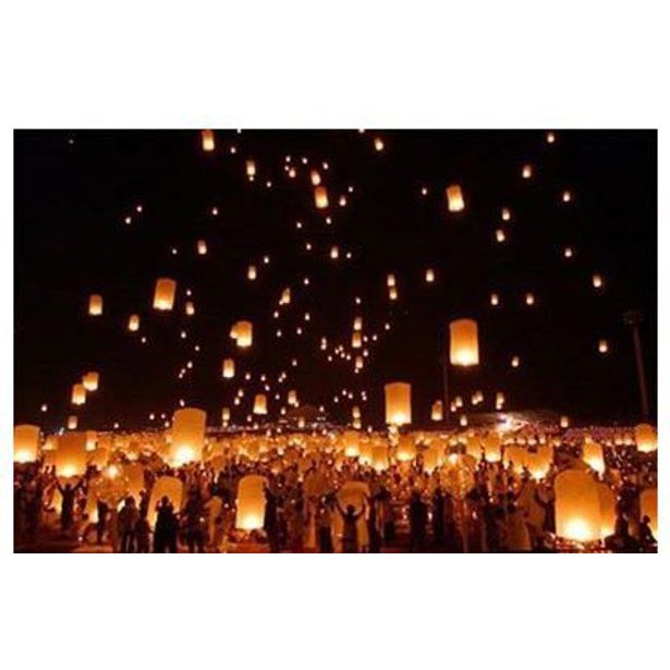 Lampion přání - bílý