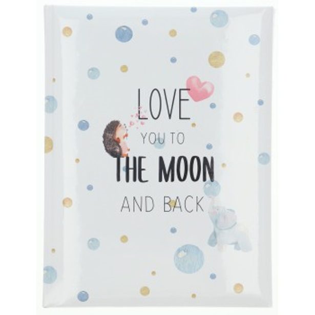 Deník miminka TO THE MOON 22x29 cm, 46 stran (v němčině)