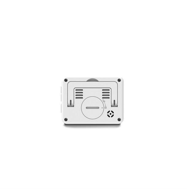 Hama Kos, digitální budík, s datem a teplotou, bílý