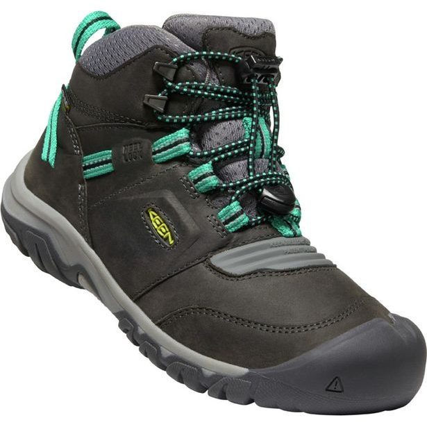 Dětské boty KEEN RIDGE FLEX MID WP YOUTH magnet/greenlake