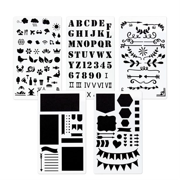 Hama šablony pro kreativní tvorbu - set 5 ks