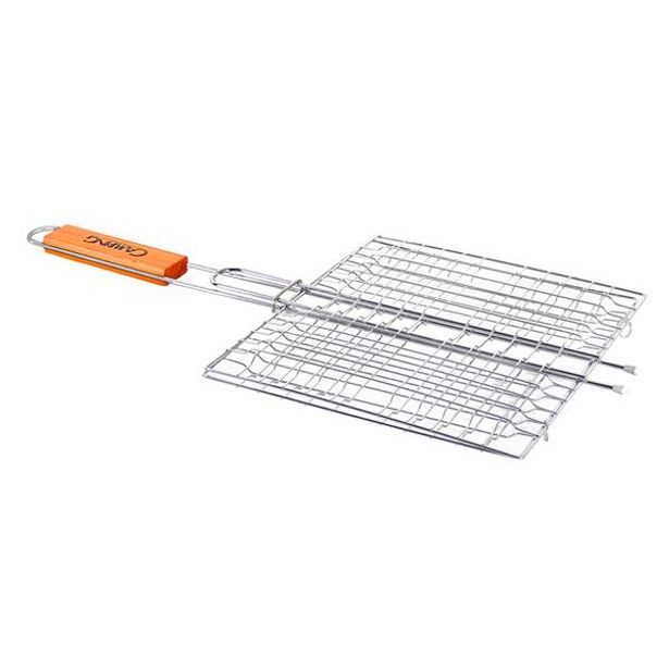 TORO GRILOVACÍ ROŠT S DŘEVĚNOU RUKOJETÍ 600x280x270MM_hamashop