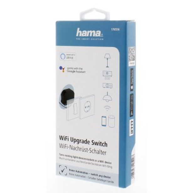 Hama WiFi vypínač pro svítidla a zásuvky, montáž pod omítku