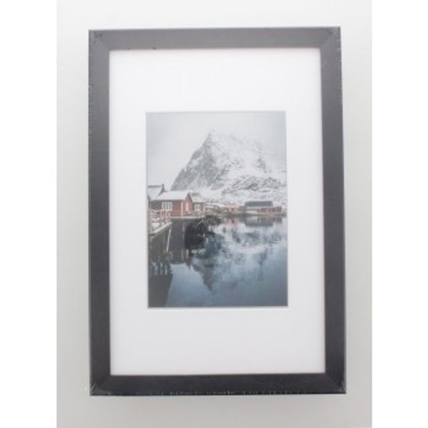 Dřevěný rámeček Hama OSLO, černá, 20x30 cm