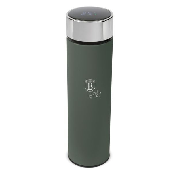 BERLINGERHAUS Chytrá termoska s ukazatelem teploty 0,5 l Matte Green Collection BH-9679