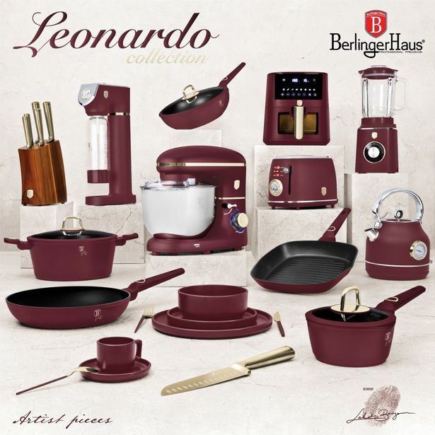 BERLINGERHAUS Rychlovarná konvice retro s teploměrem 1,7 l Leonardo Collection BH-9516