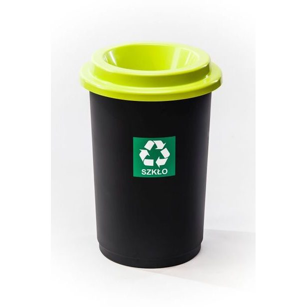 koš odp.50l ECO BIN zelený,tříd.odp.,plast