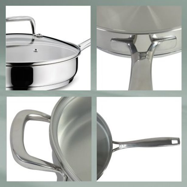 KELA Pánev s poklicí nerez 18/10 FLAVORIA 24 cm KL-10185