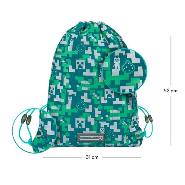 MINECRAFT Sáček Silver Creeper