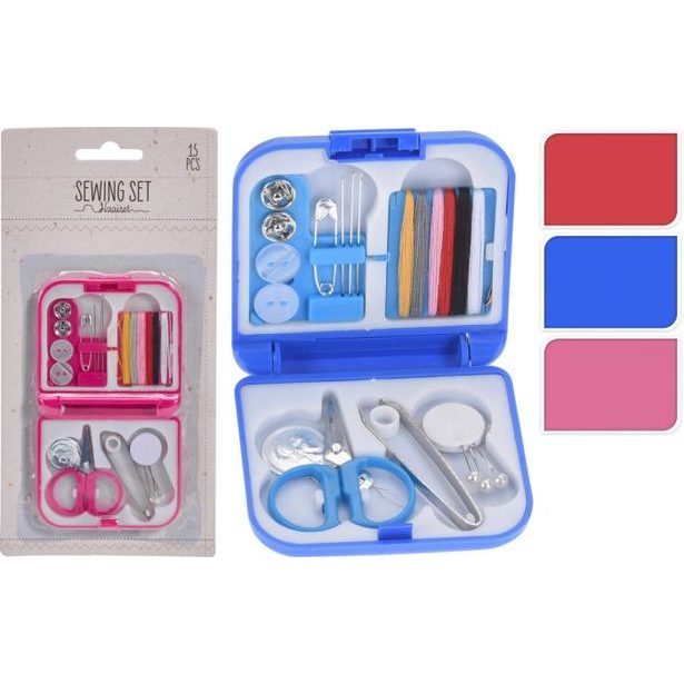 šitíčko, cestovní 15dílné, 3barvy