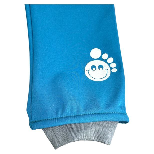 MODADETI Dětské softshellové kalhoty ADELLiNO s fleecem a reflexem kobaltové