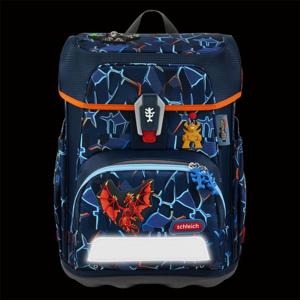 Školní aktovka CLOUD schleich, Eldrador Creatures, Lava Dragon - 5 dílný set, AGR certifikát