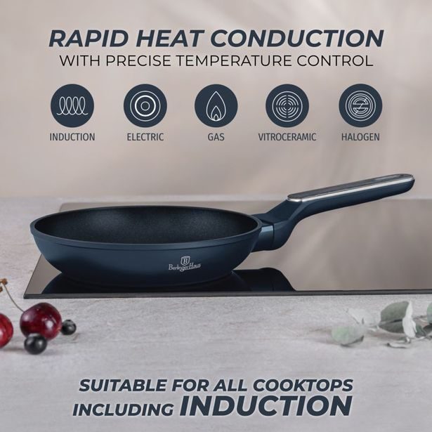 BERLINGERHAUS Sada pánví s titanovým povrchem 3 ks Deep Sea Collection BH-8379