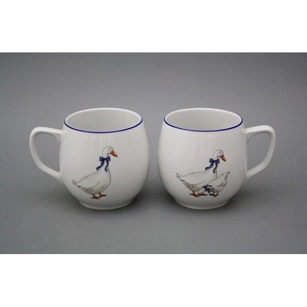 hrnek 300ml BAŇÁK-HUSY U666, čes.porcelán
