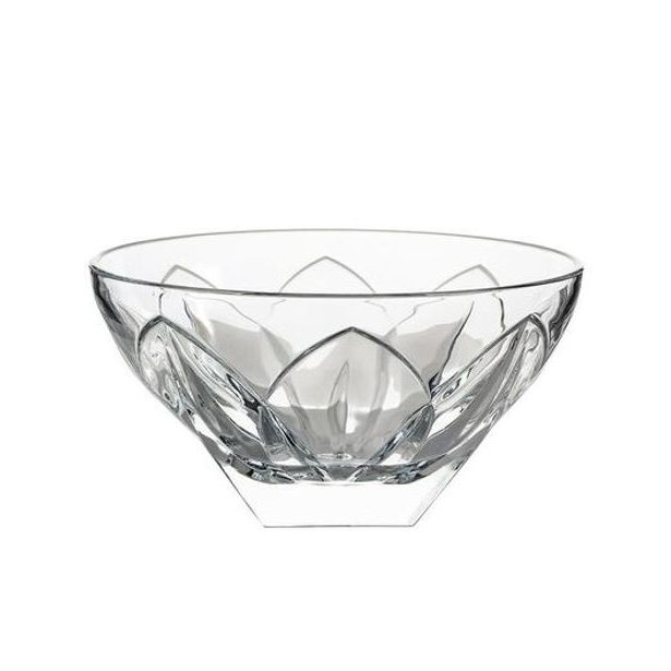 mísa d24,5cm LOTUS BOHEMIA PR., 1ks, DB, sklo