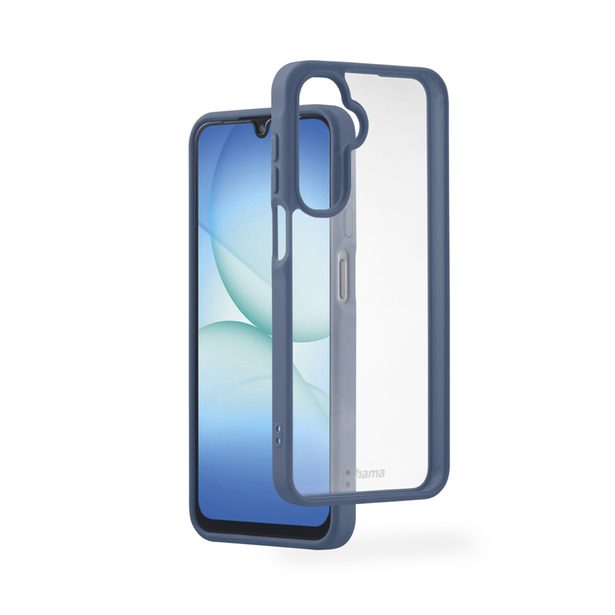 Hama Frame Protect, kryt pro Samsung Galaxy A17, 20 % recyklovaných materiálů, průhledný/modrý