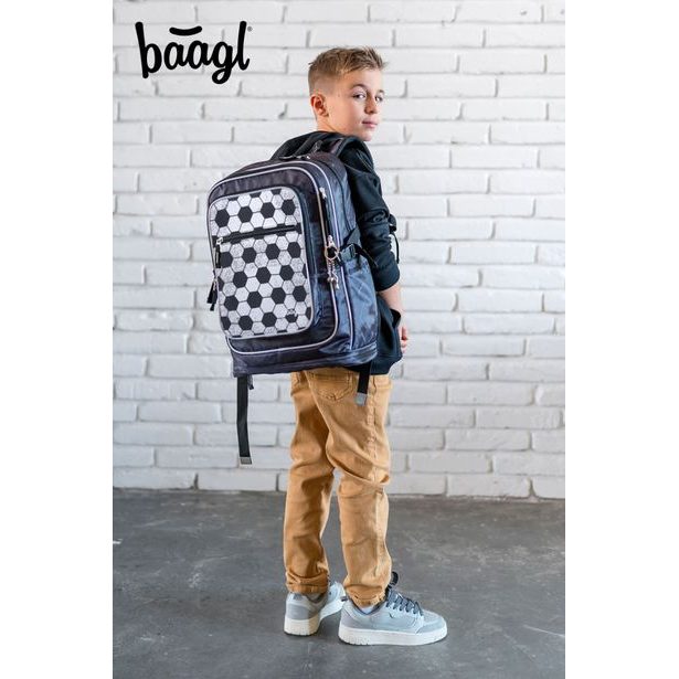 BAAGL Školní batoh Cubic Goal
