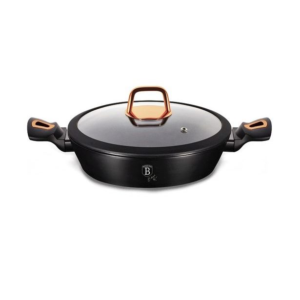 BERLINGERHAUS Pekáč s poklicí s mramorovým povrchem 28 cm Black Rose Collection BH-1640