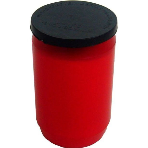 svíčka hřbit.130g, OL1, olej. malá, červená