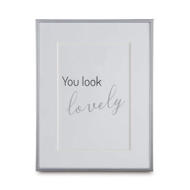 Hama portrétový rámeček SASSY, 13x18 cm, stříbrná lesklá