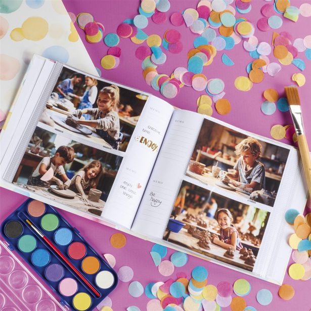 Hama album memo SPRINKLED 10x15/200, Bubbles, popisové pole