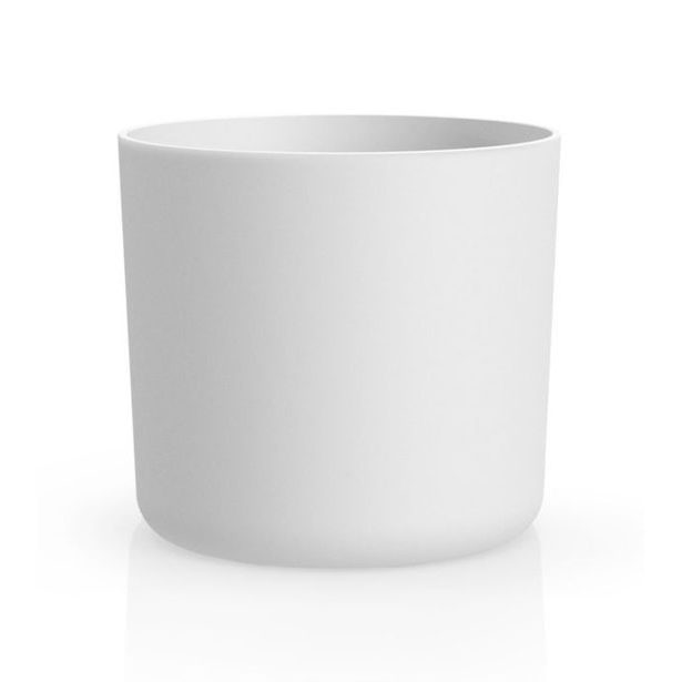 obal d14cm LORA bílá, matná, plast