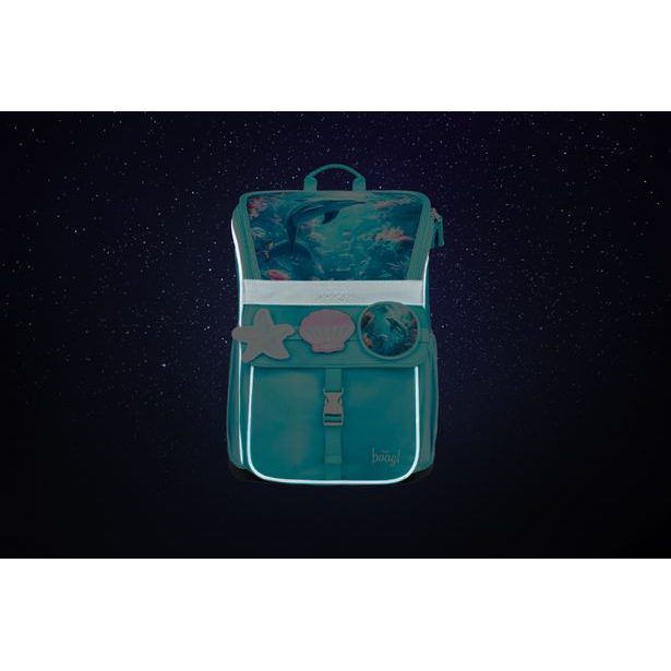 BAAGL SET 5 Zippy Delfín: aktovka, penál, sáček, zástěra, peněženka