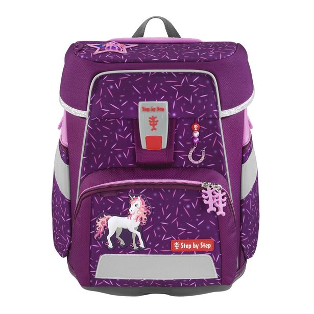Školní aktovka Step by Step SPACE, Pretty Unicorn - 5 dílný set, AGR certifikát
