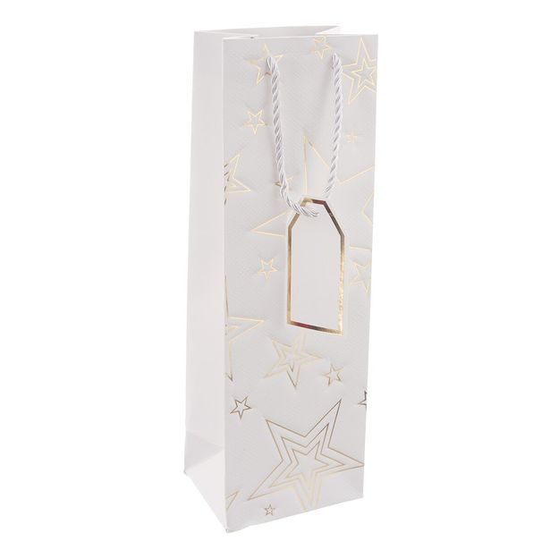 Dárková taška hvězda 12x9x36 cm