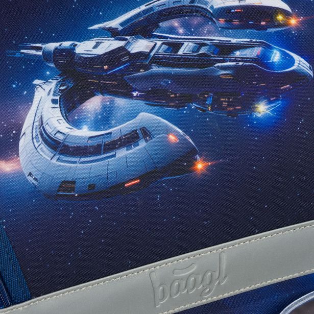 BAAGL SET 3 Zippy Vesmírná loď: aktovka, penál, sáček