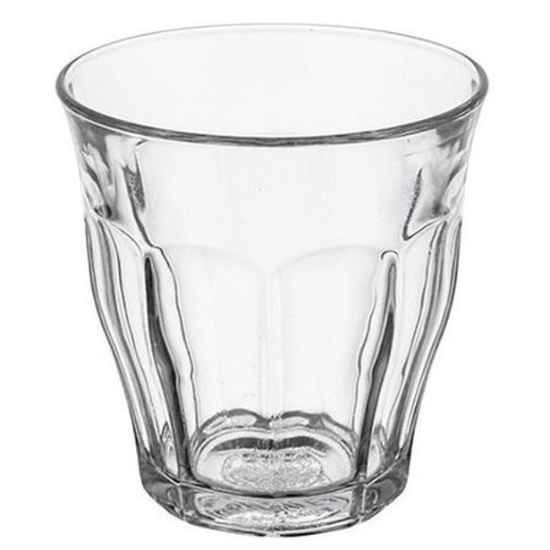 sklen. 160ml, 6ks-čirá, PICARDIE, d7,5x7,8cm, DURALEX