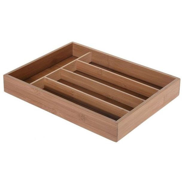 EXCELLENT HOUSEWARE Příborník bambusový 35 x 26 x 5 cm KO-784610070