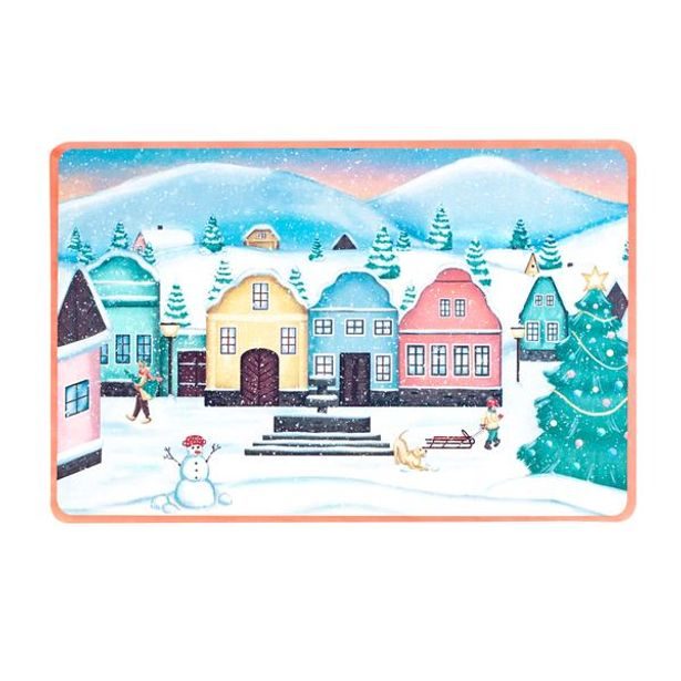 TORO PROSTÍRANÍ VÁNOČNÍ VESNIČKA PLAST, 28,5X44CM_hamashop