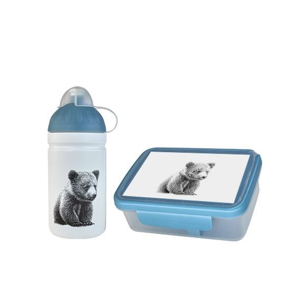 SET Medvěd Kuba - zdravá láhev/zdravá sváča