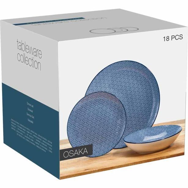 SIAKI Jídelní sada porcelánová 18 ks KO-Q04000120