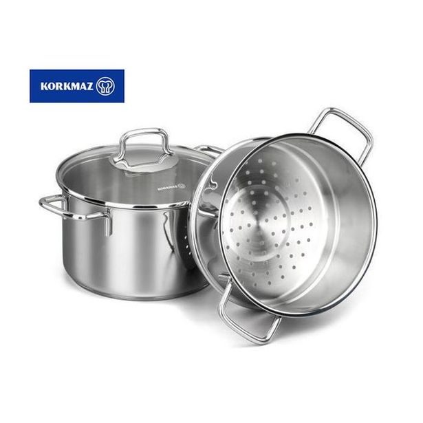 hrnec d20-NAPAŘOVACÍ (set), 3,5/2,5l, v.12/10cm, indukce, NR