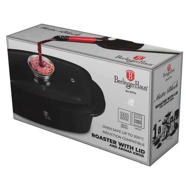 BERLINGERHAUS Pekáč s poklicí s titanovým povrchem Matte Black Collection BH-8779