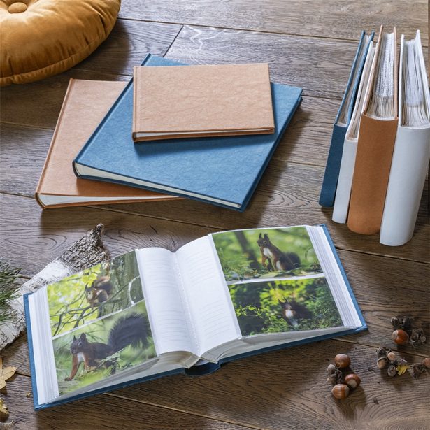 Hama album klasické WRINKLED 24x17 cm, 36 stran, modrá