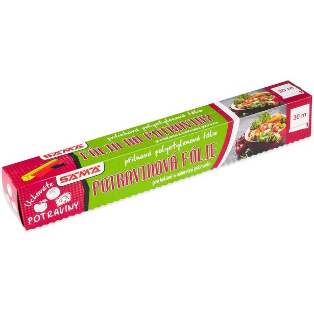 fólie 29cmx30m, FRISH, potrav., smršť. s pilkou, krab.