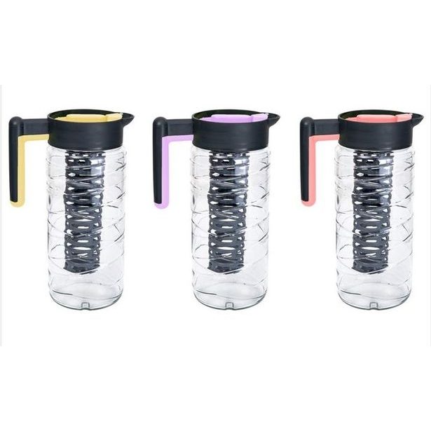 džbán 1,54l, 2024 s vložkou, 3BARVY, sklo/plast