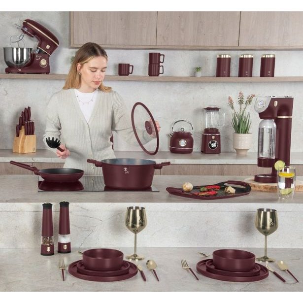 BERLINGERHAUS Sada příborů nerez 24 ks leštěná Burgundy - Champagne BH-3072