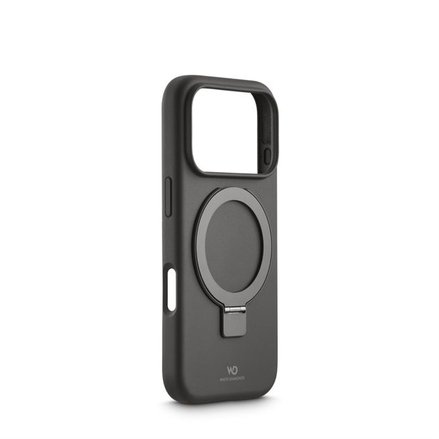 White Diamonds Mag Urban Stand Case, kryt pro Apple iPhone 17 Pro, MagSafe kompatibilní, černý